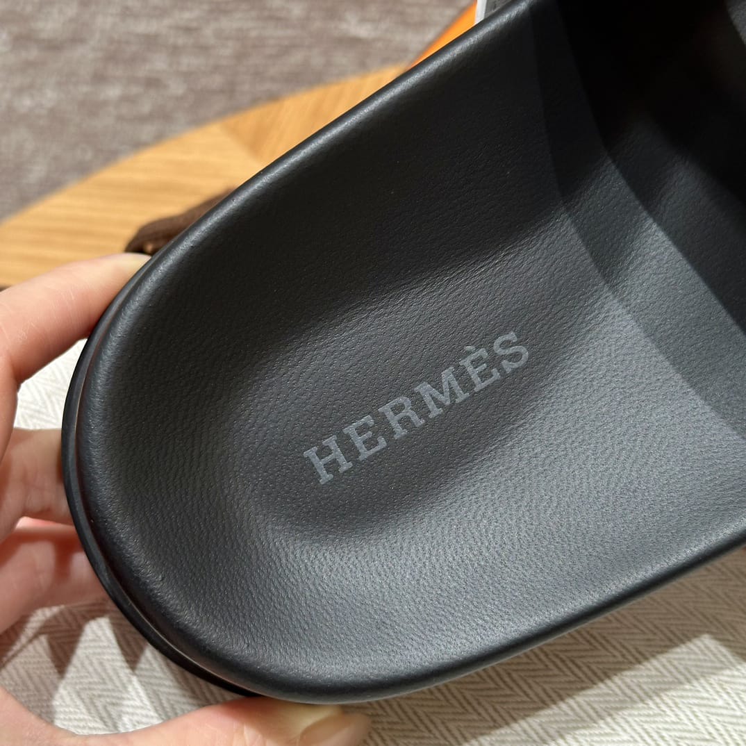 Hermès Chypre Sandalen Weiß