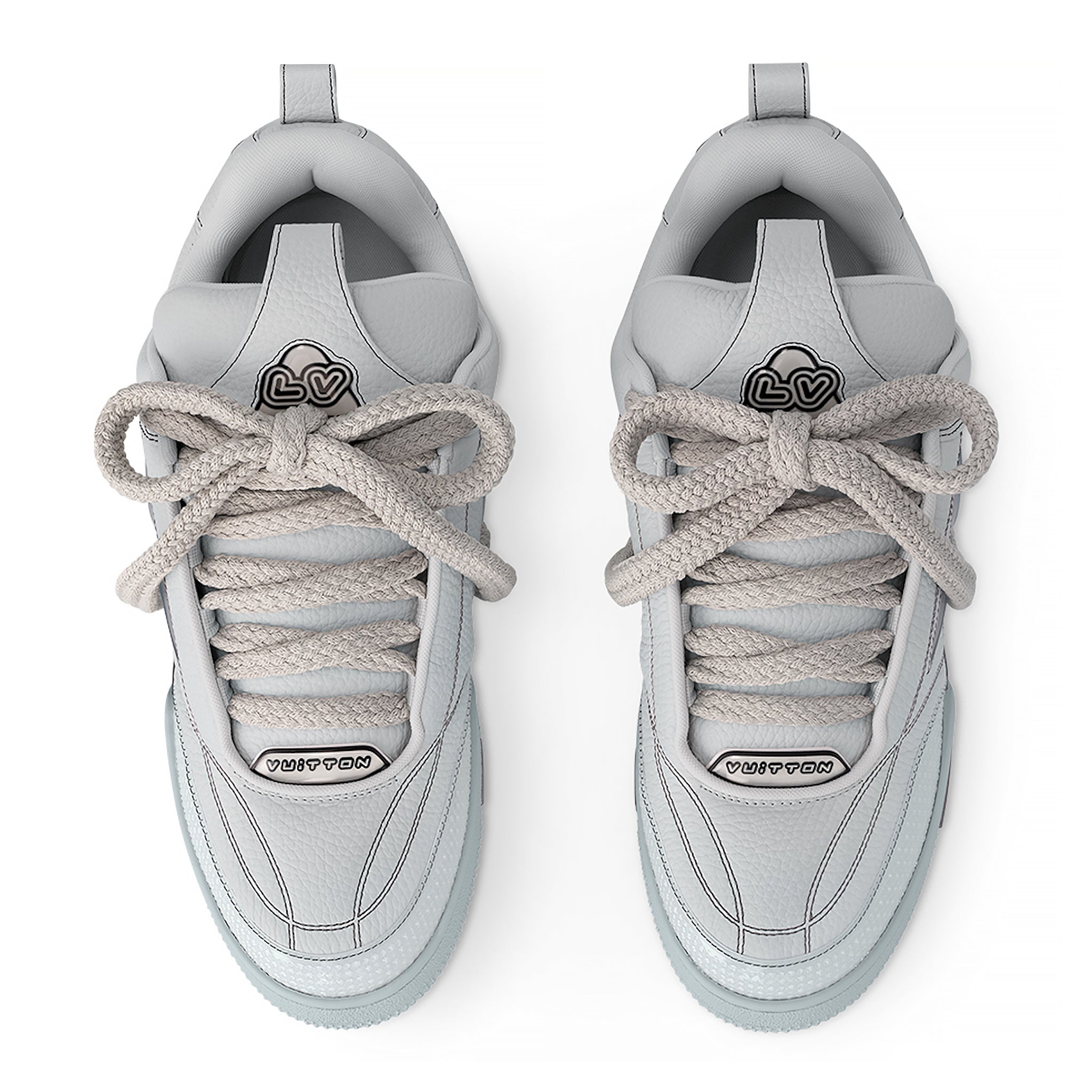 Louis Vuitton Skate Grau