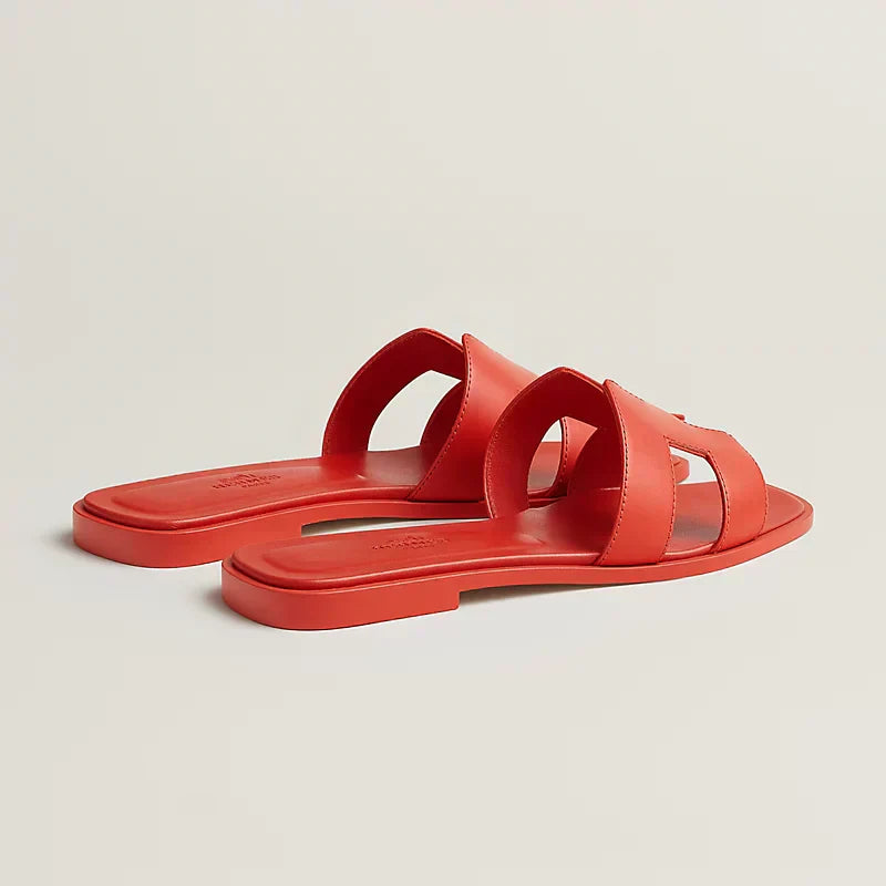 Claquettes Orange capucine
