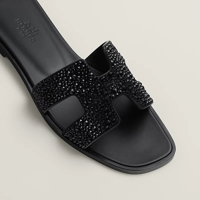 Sandales Oran - Noir Petillant
